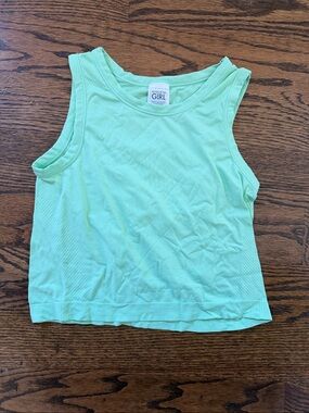 Athleta Girl Mint Green Ribbed Tank